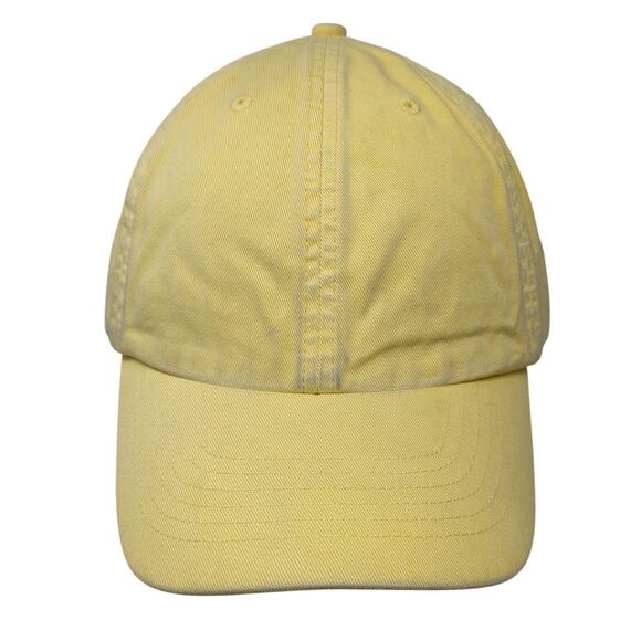 Gap Slideback Baseball Cap Yellow L Adjustable Lightweight Vented Holes 6 Panel - Picture 1 of 9